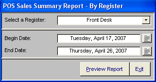 retail sales summary point of sale software