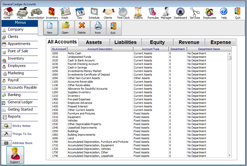 Chart Of Accounts Software
