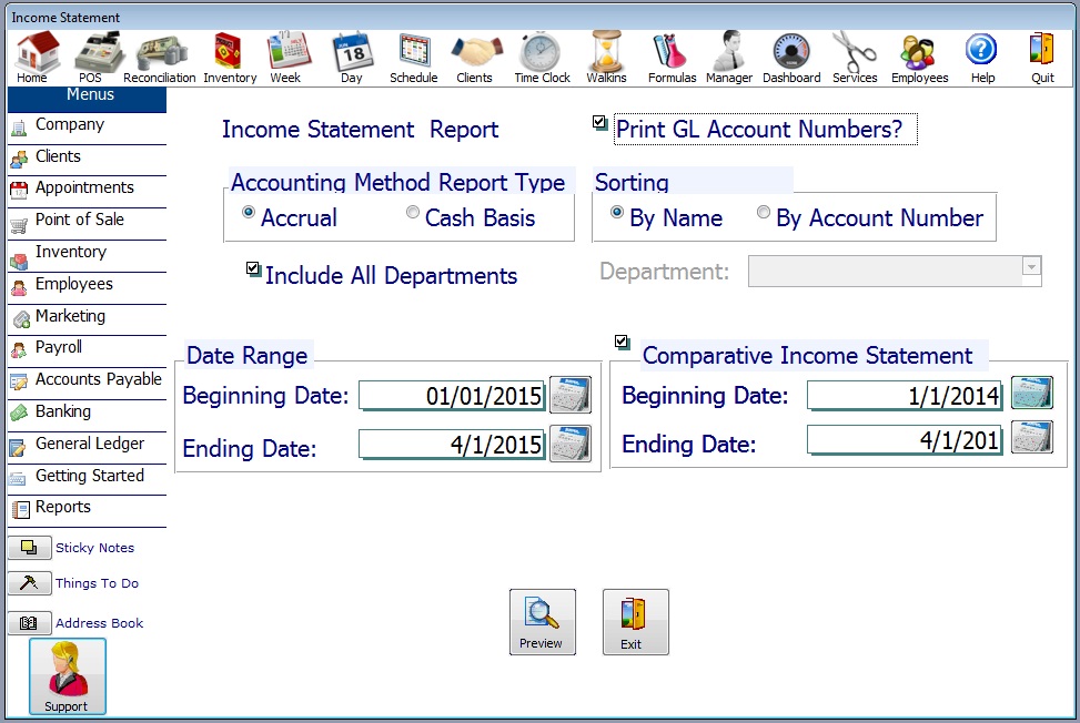 What are the benefits of using an accrual-basis income statement?