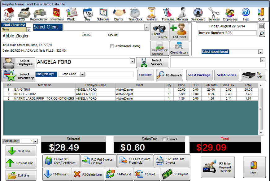 pos salon software and spa software