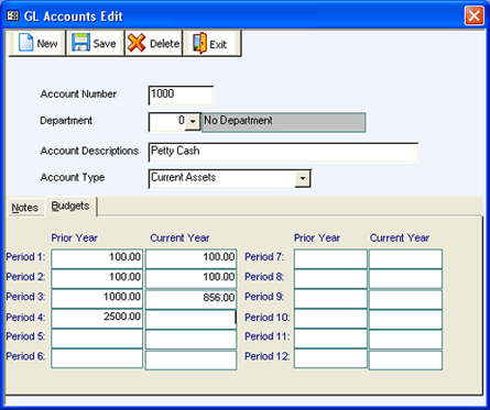 bank accounting system